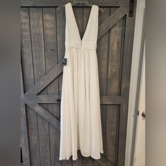White Bridal Maxi Dress - Picture 4 of 5